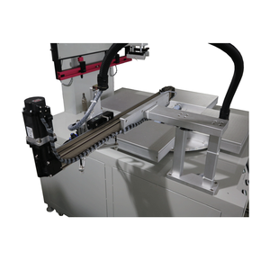 Nueva Máquina de Serigrafía Automática de 4 Estaciones Marca KC con Robot de <span class=keywords><strong>Descarga</strong></span>, Banco de Trabajo Giratorio, Impresora de Tela de un Solo Color - Product Image 2