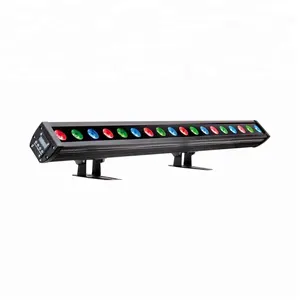 Sıcak IP65 su geçirmez açık 18x3 w rgb 3in1 dj kulübü parti olay sahne aydınlatma piksel çubuk led duvar yıkama yıkama ışık