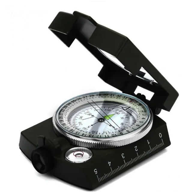 WC-173 Outdoor Camping Survival Compass Sighting Luminous Lensatic Waterproof Compass