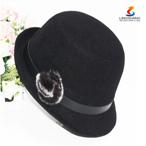 Primavera tendencia <span class=keywords><strong>de</strong></span> la moda después <span class=keywords><strong>de</strong></span> Alice aleros sombrero bola <span class=keywords><strong>de</strong></span> pelo <span class=keywords><strong>de</strong></span> conejo sombrero <span class=keywords><strong>de</strong></span> ala - Product Image 2