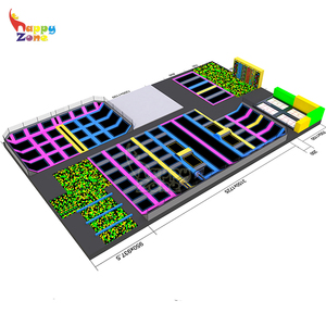 Sản xuất tại Trung Quốc lớn nảy nhảy công viên nhảy công viên trampolin giường trong nhà Hoạt Động Trung Tâm - Product Image 3