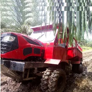 Four cylinder 90hp oil palm tractor