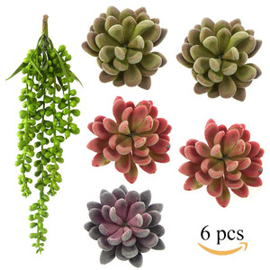 V-3205 Fiori di Loto in Plastica Floccata Vendita Calda <span class=keywords><strong>Piante</strong></span> <span class=keywords><strong>Artificiali</strong></span> Succulente in Set - Product Image 5