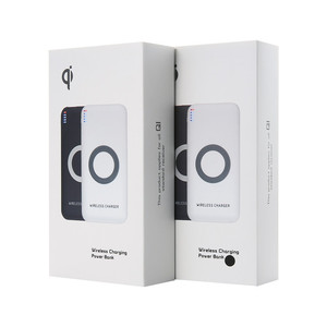 8000mAh tốt nhất điện tùy chỉnh led trắng di động Slim Powerbank di động di động sạc không dây ngân hàng điện cho điện thoại di động - Product Image 6