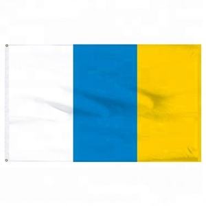 Banners <span class=keywords><strong>de</strong></span> bandera <span class=keywords><strong>de</strong></span> las Islas Canarias <span class=keywords><strong>de</strong></span> 3x5 pies personalizados para accesorios <span class=keywords><strong>de</strong></span> exhibición - Product Image 2