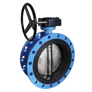 Concentric Double Flanged Vulcanized Seated Butterfly Valve