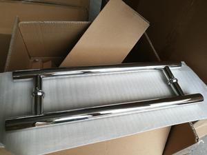 Everst rong Glas große Leiter Türgriff H-Form Edelstahl oder Messing Dusch tür Zug griff - Product Image 4