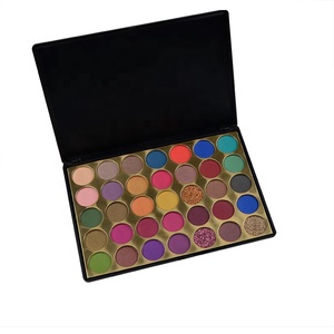 Trung quốc mỹ phẩm nhà máy 35 màu bóng mắt tùy chỉnh nhãn Eyeshadow Palette - Product Image 2