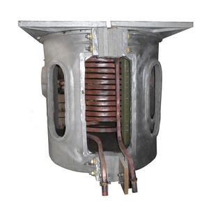 Lò Nung Nóng Chảy Sắt Thép Cảm Ứng Tần Số Trung Bình 350Kg <span class=keywords><strong>KGPS</strong></span> 200KW - Product Image 3