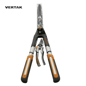 VERTAK 2 pcs garden pruner set 22 “伸缩长柄 hedge 剪和 8“ and 修剪剪