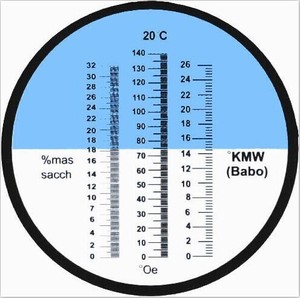 Réfractomètre 32oe pour vin de raisin non alcoolisé avec faible coût et Styles en Aluminium pur de bonne qualité - Product Image 2