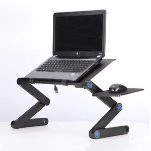 E6 Aluminium Legierung 360 tragbare faltbare laptop stand mit Maus Pad