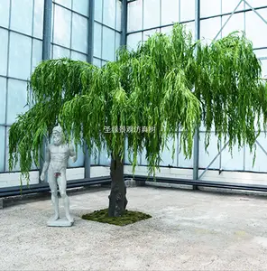 Qingyuan landscape artificial weeping willow tree