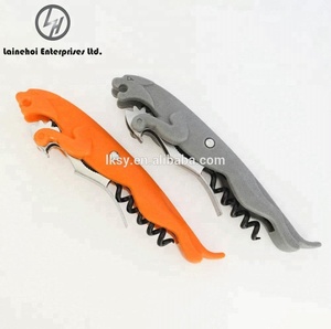 Sacacorchos de vino ecológico de acero inoxidable de diseño único de leopardo para una apertura conveniente del vino - Product Image 4