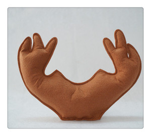 Custom He felt Christmas Reno Antlers Cars - Product Image 4