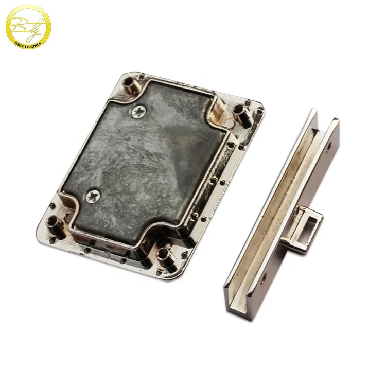 Bolso de cuero de hardware de cerradura de Metal-en la cerradura para bolsa