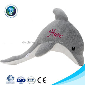 Khuyến Mại Bán Buôn Tùy Chỉnh Dolphin Valentine Quà Tặng Dễ Thương Xám Couple Mềm Nhồi Bông Đồ Chơi Cá Heo - Product Image 4
