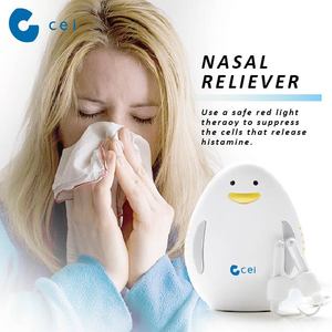 Longitud de onda doble Nasal relevo libre de drogas <span class=keywords><strong>rinitis</strong></span> alérgica estornudo portátil fototerapia terapia equipos - Product Image 2