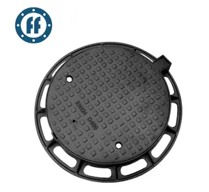 Ductile Iron Round Manhole Cover with Lock, Hinge and Gasket