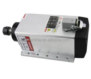 with fin for wood working machine 4hp 3kw air cool cnc router spindle motor