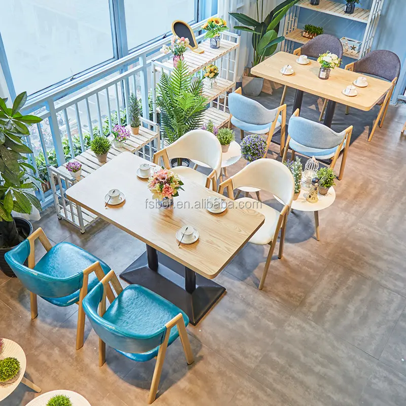 Novo projeto do restaurante interior sala de loja de móveis mesas de café e cadeiras barato por atacado cadeira de ferro designer