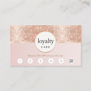 2019 mode en gros Odm Logo personnalisé feuille d'or rose cils sourcils beauté cartes <span class=keywords><strong>de</strong></span> fidélité - Product Image 4