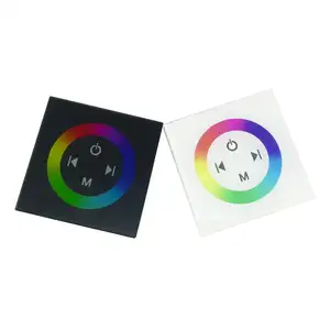 TM08 RGB Touch Panel Controller RGB Full Color  LED Dimmer Colorful Lights  Panel Touch Controller