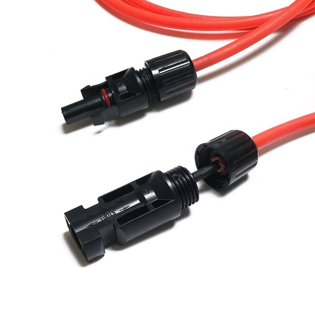 Customized IP67 Solar System Single End Extension Cable with MC Four Solar Female and Male Connectors
