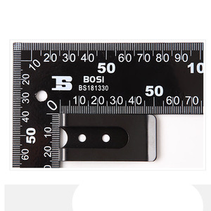 Vente en gros d'usine, clip de <span class=keywords><strong>ceinture</strong></span> <span class=keywords><strong>à</strong></span> ressort en acier métallique noir électro-plaqué de 25*52,3 mm pour étuis en cuir - Product Image 3