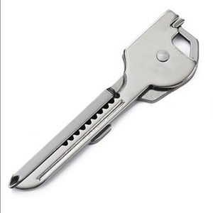 Nouveaux outils de survie pour le <span class=keywords><strong>camping</strong></span>, les voyages en plein air, outils tactiques, clé multifonctionnelle 6 en 1, mini couteau pliant - Product Image 2