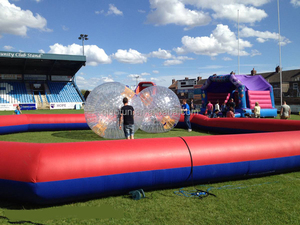 PVC TPU trasparente gonfiabile corpo sfera dello zorb bambini fro giocato su <span class=keywords><strong>terra</strong></span> erba o dalla collina - Product Image 2