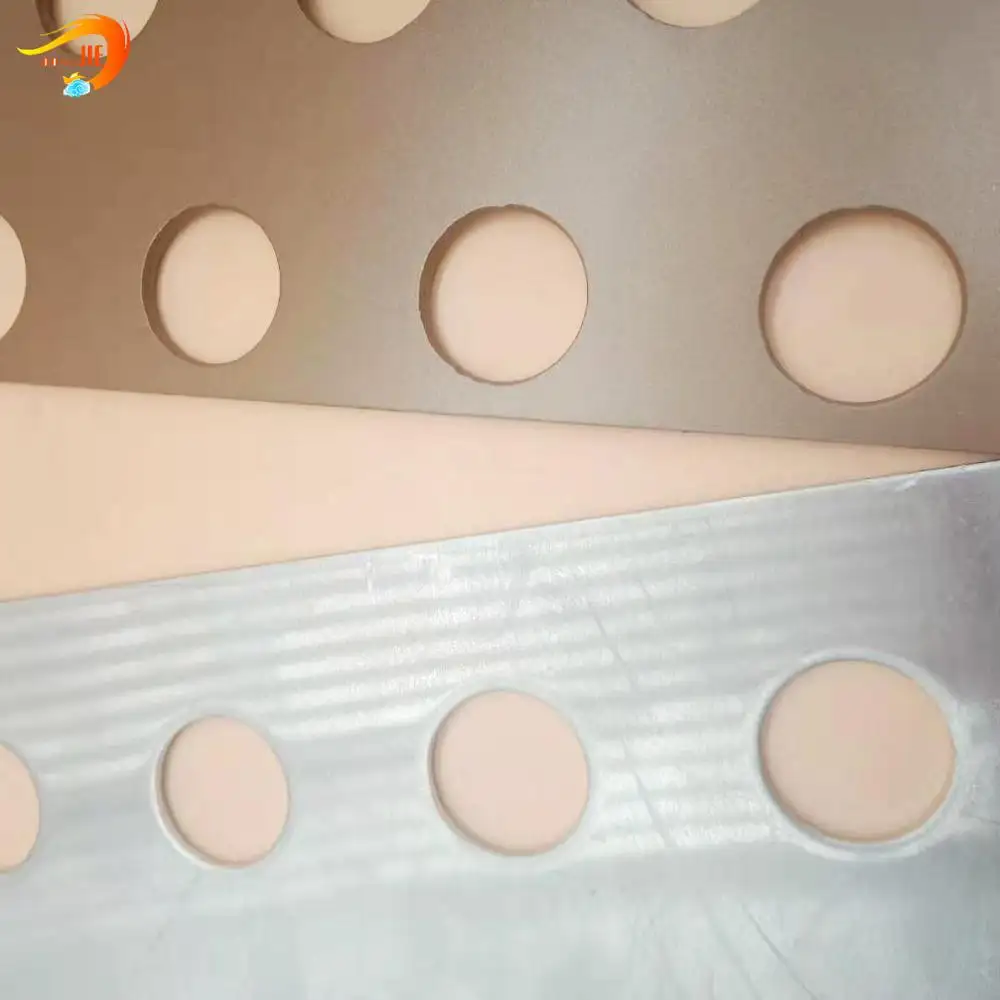 Fireproof lightweight aluminum decorative perforated metal panels