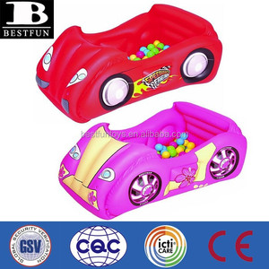 Piscina Gonfiabile Promozionale Personalizzata in PVC a Forma di Auto per Bambini con Piscina di Palline - Product Image 4