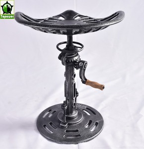 Tabouret à manivelle pour tracteur <span class=keywords><strong>industriel</strong></span>, <span class=keywords><strong>chaise</strong></span> de <span class=keywords><strong>Bar</strong></span> en fonte et métal, siège de haute qualité - Product Image 3