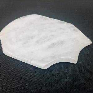 Jade Stone Gua Sha Comb Herramientas de masaje tradicionales para el cuero cabelludo Cabeza Cabello Facial Manual Cuero cabelludo Masajeadores con acupuntura - Product Image 3