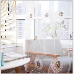 Tela bordada de peonías para niña, tejido fresco y encantador, estilo de casa, la mejor oferta - Product Image 4