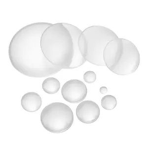 2019 ESSPOC commercio all'ingrosso di vendita Calda multiuso trasparente piatto di vetro cabochon di piazza rotonda cabochon in vetro di forma gioielli