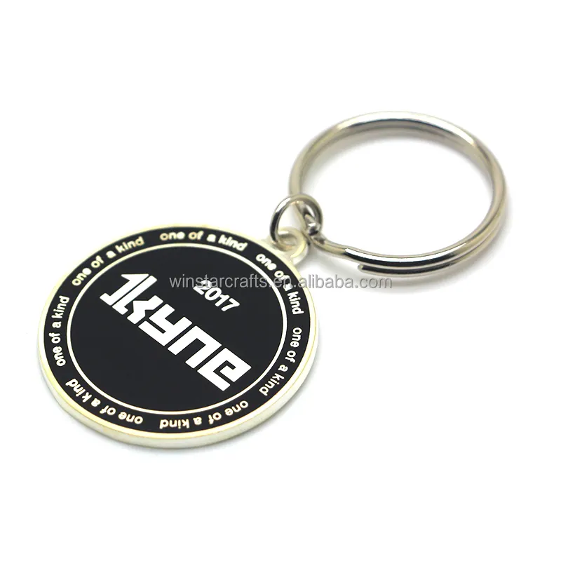 high quality cheap round custom made enamel toggle metal masonic keychain