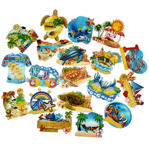 Düşük Min miktar farklı ülkeler için özelleştirilmiş reçine deniz dünya turistik hediyelik eşya 3d buzdolabı mıknatısı buzdolabı mıknatısı - Product Image 1