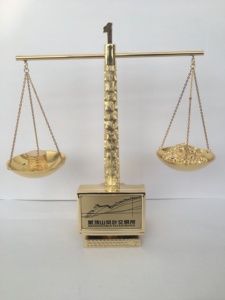 מאזני זהב מסורתיים מעוצבים, מלוטשים, לקישוט, לאספנות, למתנה, לעבודה ידנית, בסגנון עממי, סיטונאי - Product Image 2