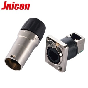 Connecteur <span class=keywords><strong>RJ45</strong></span> étanche avec Bouchon Anti-Poussière et 90 degrés double ethernet ports - Product Image 4