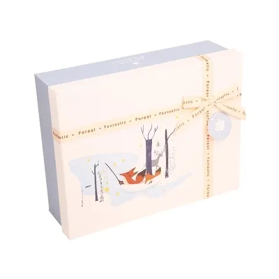 Бумажная Подарочная коробка для новорожденных, набор для упаковки одежды