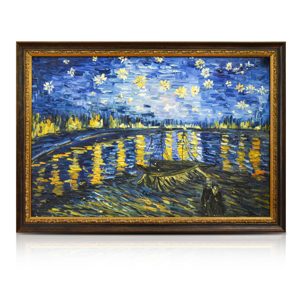 幻想的な風景の絵画 金色のフレーム