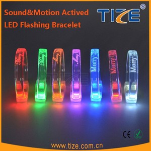 Nuevos Productos de Color Rojo Encanto Luz Led Pulsera Para <span class=keywords><strong>El</strong></span> Muchacho - Product Image 2