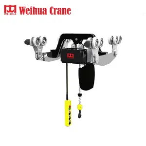 Weihua Crane Tanaman Ini Diatas Mini Electric Chain Hoist 1 Ton 2 Ton 5 Ton