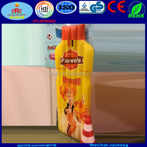 Promotions estivales pour fêtes au bord de la <span class=keywords><strong>piscine</strong></span> : Matelas de <span class=keywords><strong>piscine</strong></span> gonflable personnalisé en PVC en forme de bouteille, flotteur de plage, <span class=keywords><strong>lilo</strong></span>, radeau - Product Image 3