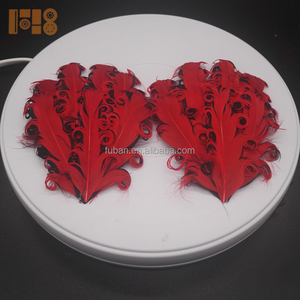 Fasce per capelli per bambini alla moda graziosi accessori per capelli con piume rosse per decorazioni per la testa del bambino - Product Image 1