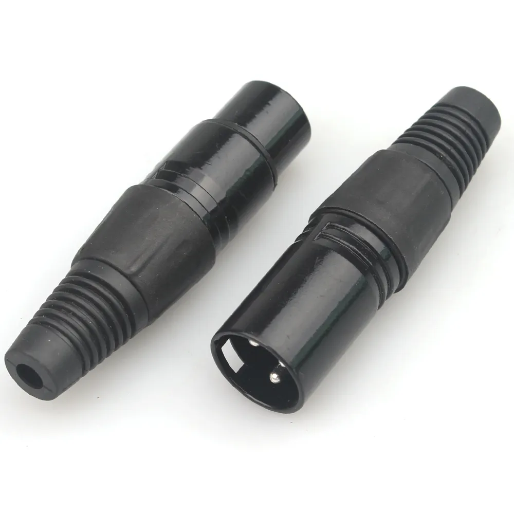 Connecteurs pour câble de microphone, mâle et femelle, 3 4 5 broches xlr