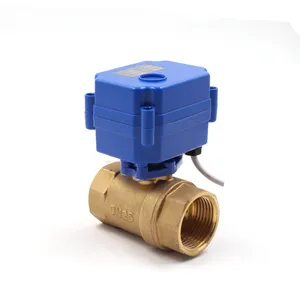 110v Valves Sale CWX-15N 1 Inch AC 220V 110V Motorized Modulating Electric Small Auto Actuator Control Water Air Open Ball Valve