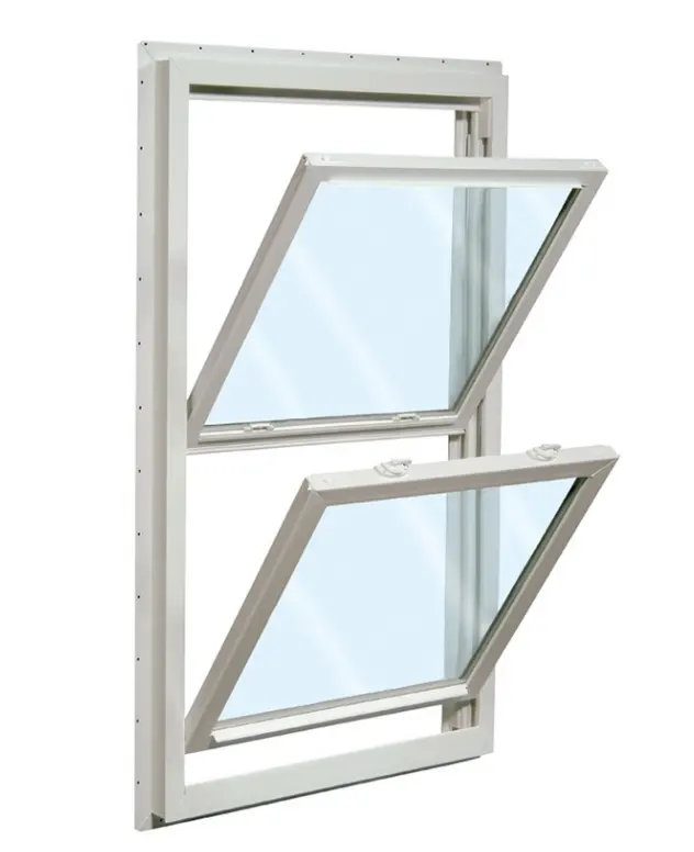 PVC מזג זכוכית כפול תלוי ויניל Windows עבור ארה"ב סגנון